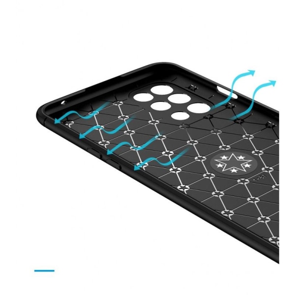 OnePlus 8T Praktisk Stöttåligt Skal med Ringhållare V3 Svart