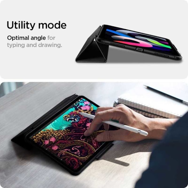 iPad Air 4 2020 / Air 5 2022 10.9" Spigen Rugged Armor Pro Svart