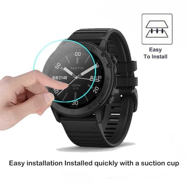 2-PACK Garmin Tactix Delta Sapphire Härdat Glas 0.2mm 9H 2.5D Transparent