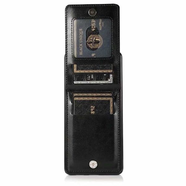 Samsung S20 Plus Mobilskal Korthållare 5-FACK Retro V3 Svart