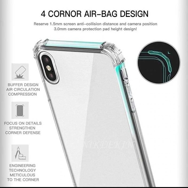 Xperia 1 II iskuja vaimentava silikonikotelo Shockr (XQ-AT51) Transparent