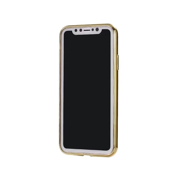 iPhone XR iskuja vaimentava kumikotelo Rosenguld
