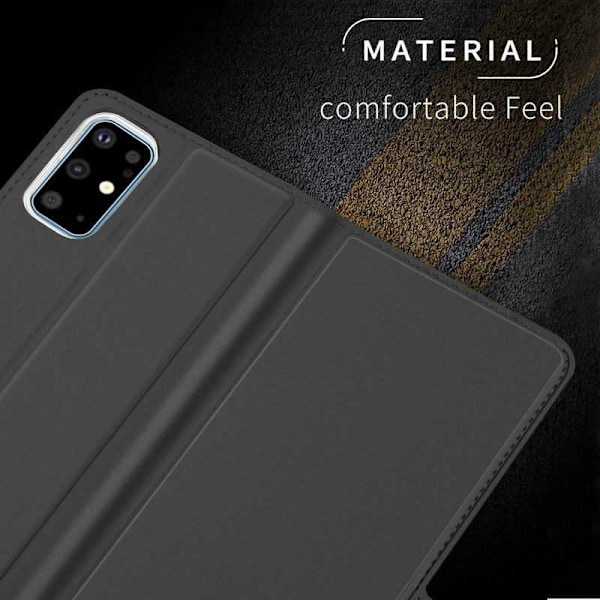Samsung S20 Plus Flip Case Smooth -korttipaikka Black