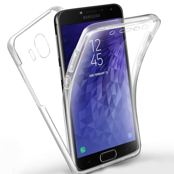 360° Full Cover Silikone Case Samsung J4 Plus SM-J415FN/DS Transparent