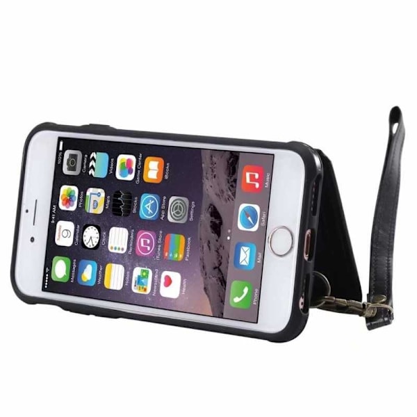 iPhone 7 ja 8 monitoimikorttipidike 5-paikkainen Winston Black