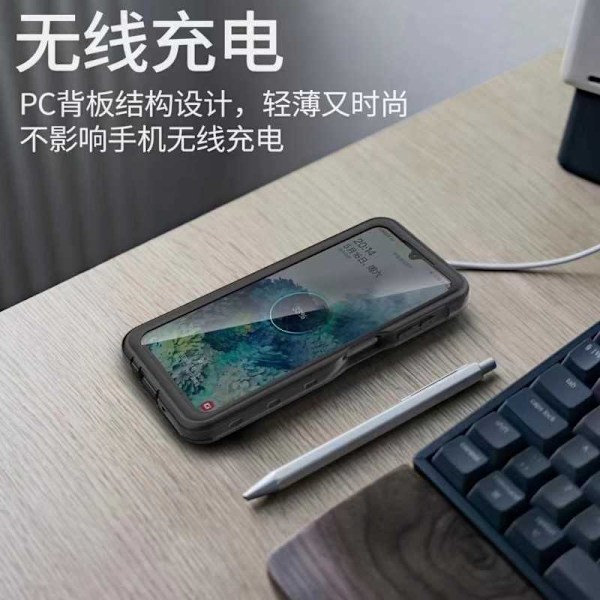 Samsung A54 5G Heltäckande Vattentät Premium Skal - 2m Transparent
