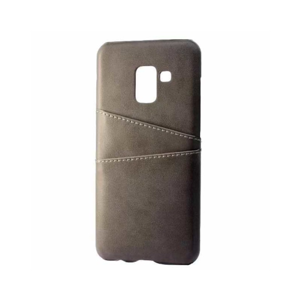 Samsung S9 Plus stødabsorberende kortholder Retro V2 Svart