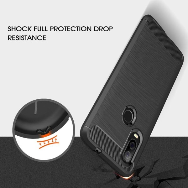Motorola One Vision Shockproof Shell SlimCarbon Black