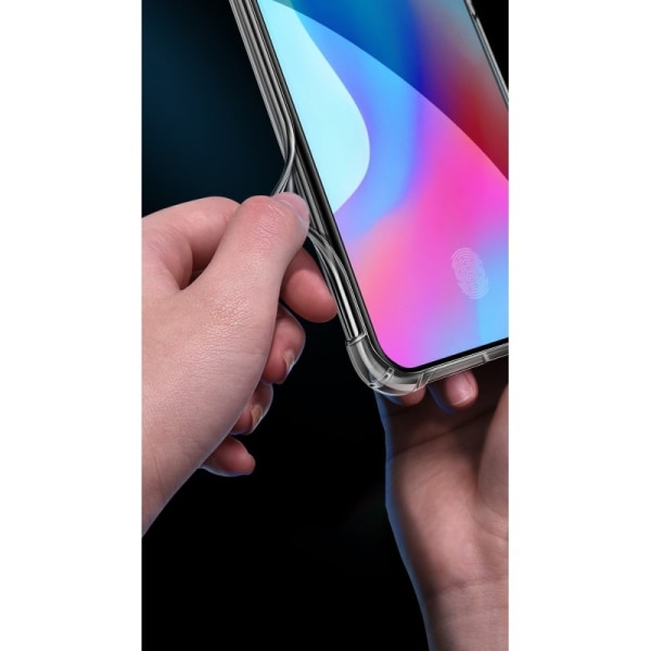 Huawei P40 Pro iskuja vaimentava silikonikotelo Shockr Transparent