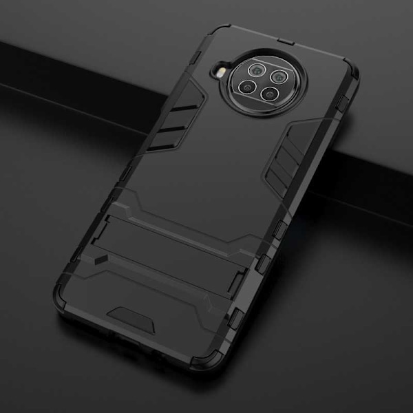 Xiaomi Mi 10T Lite iskunkestävä kotelo jalustalla ThinArmor Black