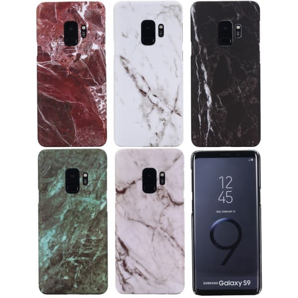 Samsung S9 Marmosque Slimfit 3D Design Marbleous Red Variant 1