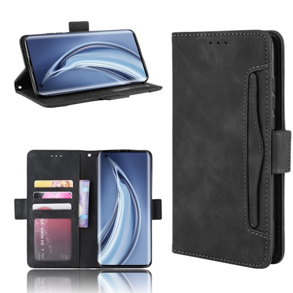 Xiaomi Mi 10 Pro Wallet Case PU Læder 6-SLOT Winston V3 Black