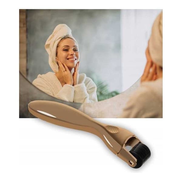 Derma roller 3in1 0.25 / 0.5 / 1.5 mm Guld