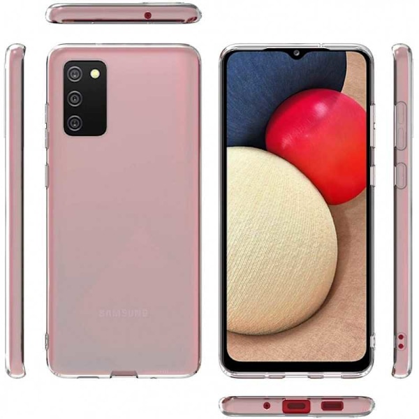 Samsung A03s Stötdämpande Mjukt Skal Simple Rosa guld