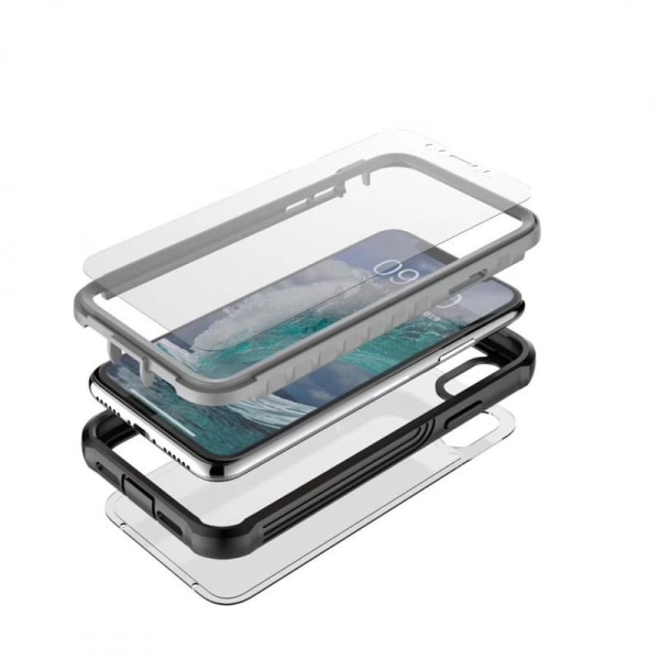 iPhone XS Max Full Coverage Premium 3D -kotelo ThreeSixty Transparent