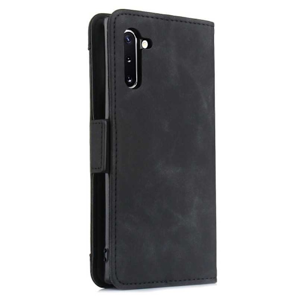 Samsung Note 10 Plånboksfodral PU-Läder 6-FACK Winston V3 Svart