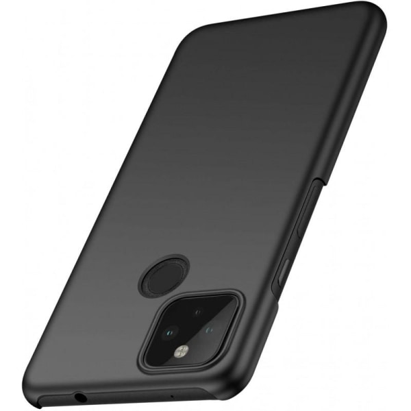 Google Pixel 4a 5G Ultraohut kumipäällysteinen mattamusta Cover Basic V2 Black