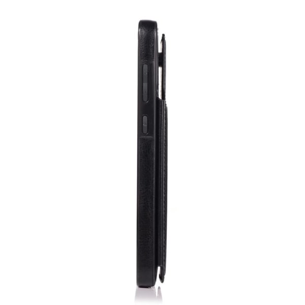 Samsung A50 iskunkestävä kotelo, 3-taskuinen Flippr Musta