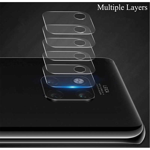 2-PACK Huawei Mate 20 Pro -kameran linssinsuojus Transparent