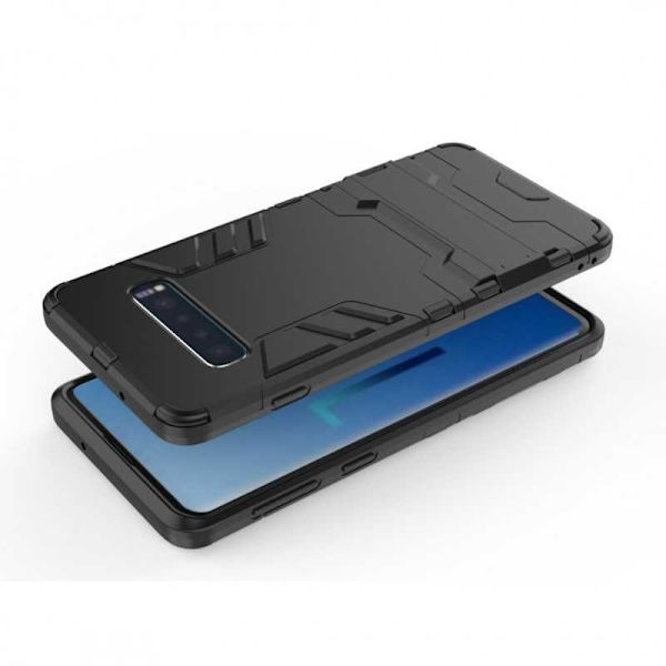 Samsung S10 Iskunkestävä kotelo jalustalla ThinArmor Black