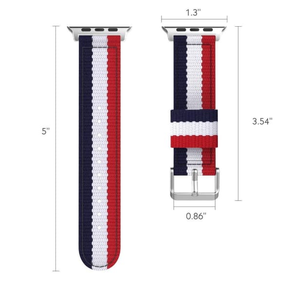 Nato Armband Apple Watch SE 44mm multifärg