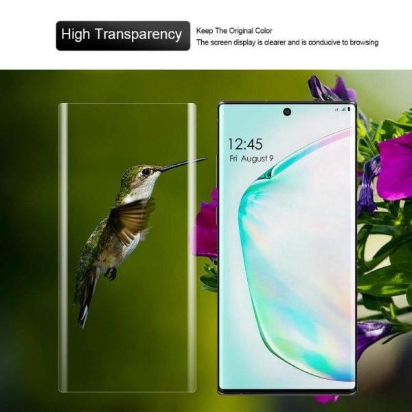 Samsung Note 10 3D Heltäckande PET-Skärmskydd Transparent
