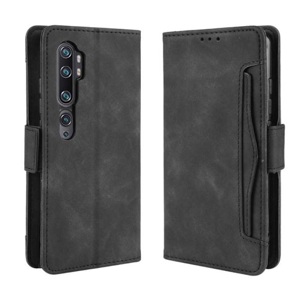 Xiaomi Mi Note 10 / 10 Pro Plånboksfodral PU-Läder 6-FACK Winston V3 Svart