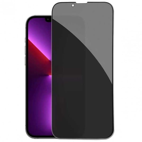 iPhone 14 Max Privacy karkaistu lasi 0,26mm 3D 9H Transparent