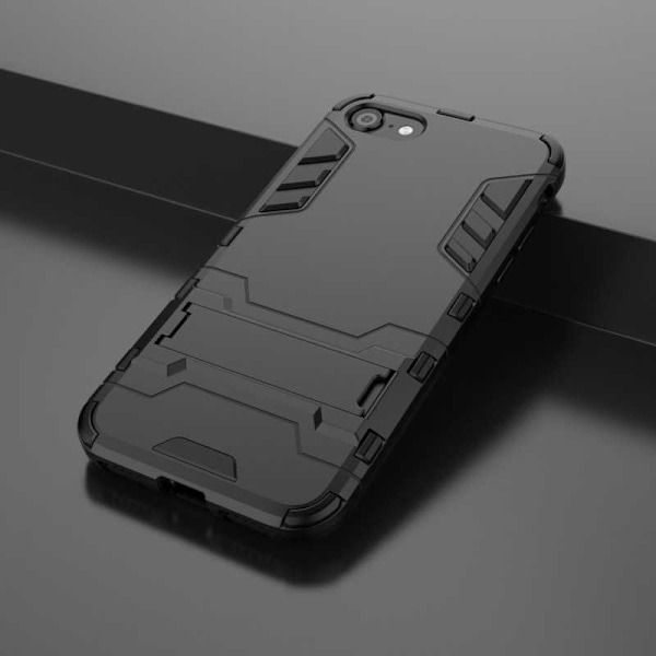 iPhone 7 / 8 / SE (2020 & 2022)  Iskunkestävä kotelo, jossa Kickstand ThinArmor Black