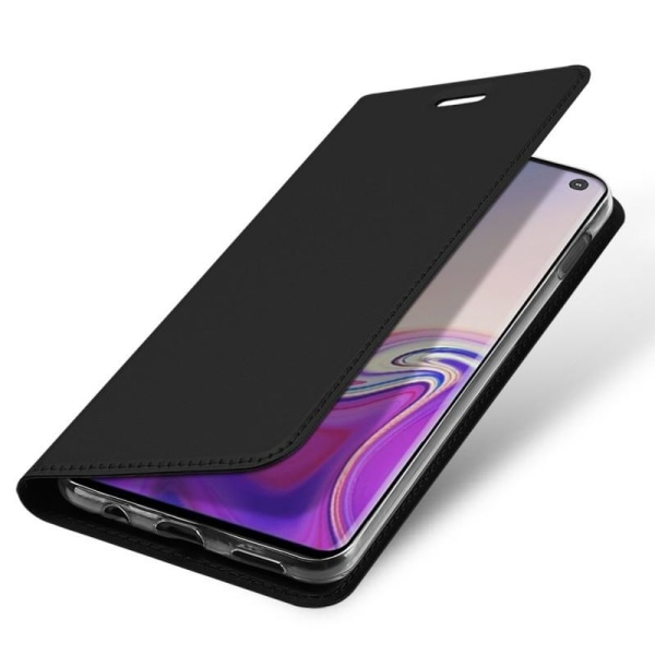 Samsung S10e Exclusive Flip Case Smooth-kortspor (SM-G970F) Black
