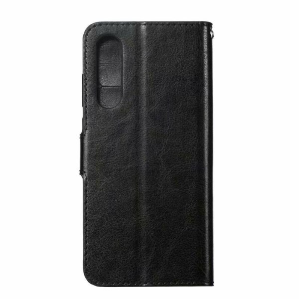 Samsung A70 Wallet Case PU-nahkainen 4-LOKESTO (SM-A705F/DS) Black