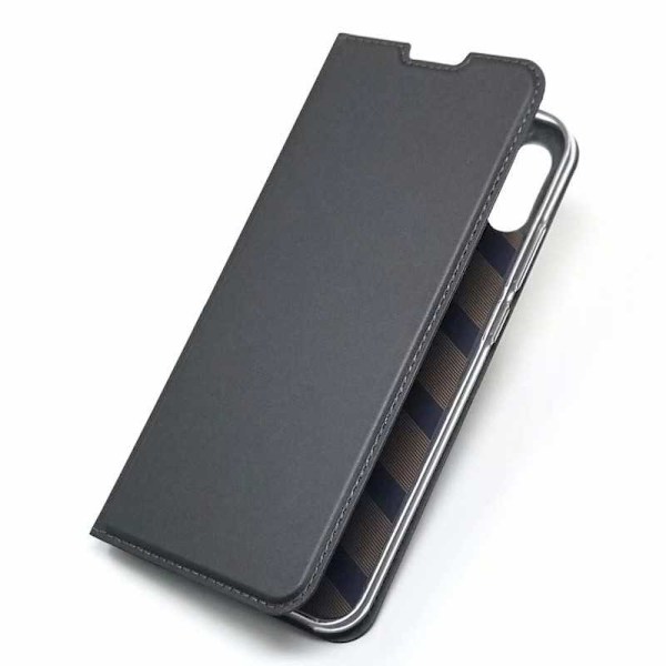 Huawei Y6 2019 Flipfodral Skin Pro med Kortfack Svart
