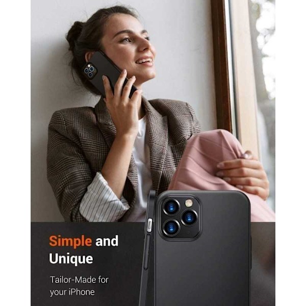 Ultratunt Lätt Mattsvart Skal iPhone 15/14/13/12/11/XS/XR/8/7 Black iPhone 7 Plus / 8 Plus