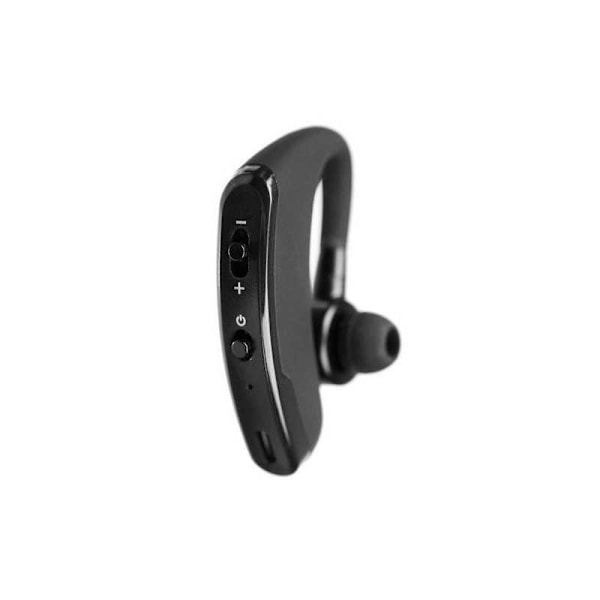 Trådlös hörlur för bluetooth -öra Svart