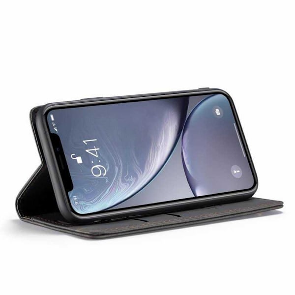iPhone XR Elegant Flip Case CaseMe 3-FACK Black
