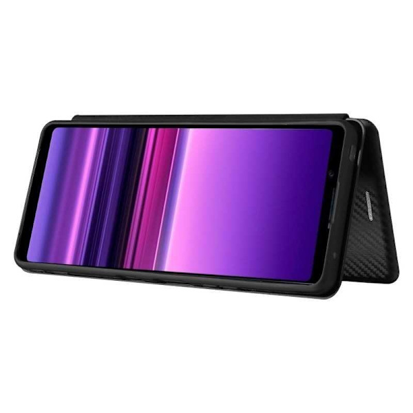 Xperia 5 III Flip Case -korttipaikka CarbonDreams Svart