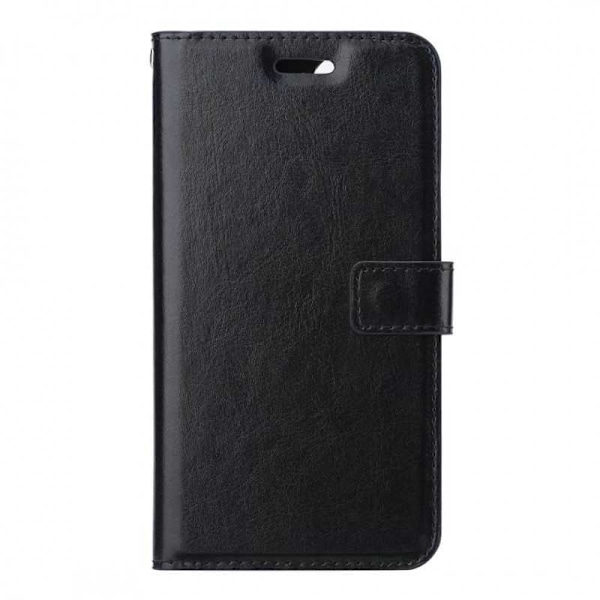 Motorola Edge 20 Lite Pung Etui PU Læder 4 RUMM Black