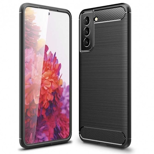 Samsung S21 FE Iskunkestävä SlimCarbon Black