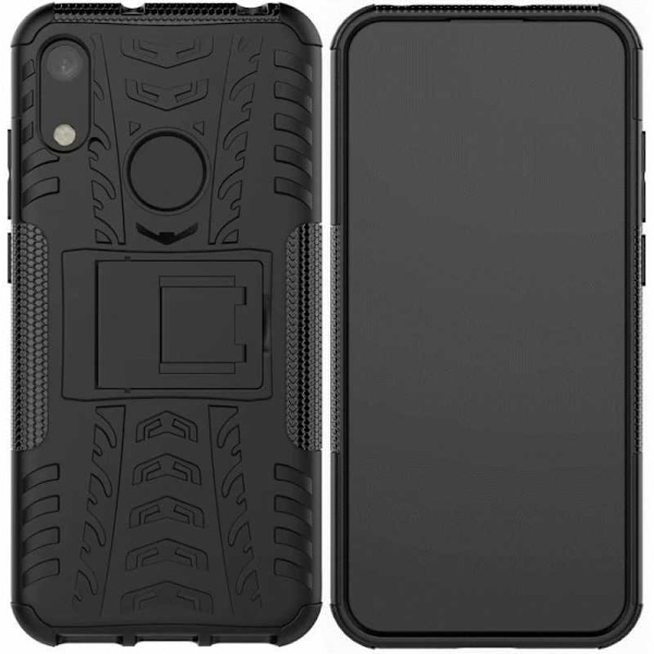 Huawei Y6s stødsikkert cover med Support Active Black