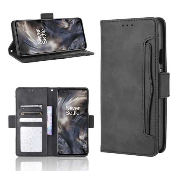 OnePlus Nord Wallet Case PU-Læder 6-SLOT Winston V3 Black