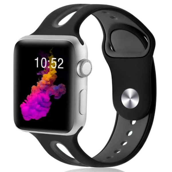 Apple Watch Series 6 40 mm tyylikäs urheiluranneke Runnr V2 Black