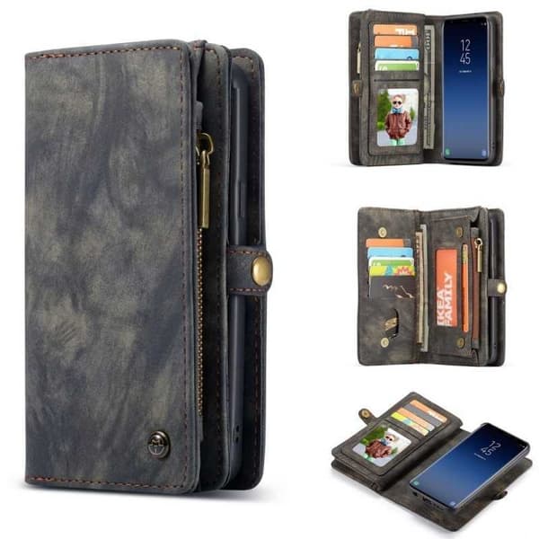Multi-slot Flipfodral Samsung Galaxy S9 Plus Svart