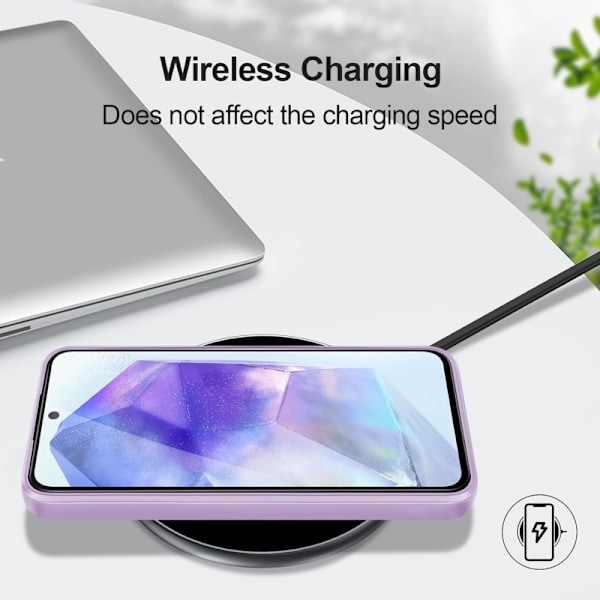 Samsung A25 5G kumoitu Matte Shell Liquid - Lila