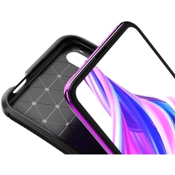 Huawei P Smart Pro Støtsikker Slim Cover FullCarbon V4 Black