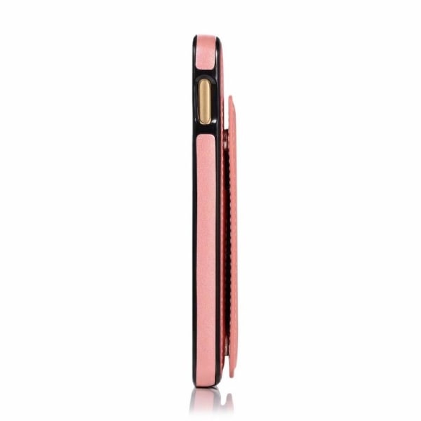 Samsung S10e Stöttåligt Skal Korthållare 3-FACK Flippr V2 Rosa guld