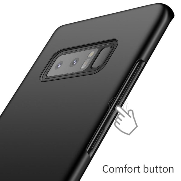 Samsung Note 8 Ultratynn gummibelagt Matt Black Cover Basic V2 Black