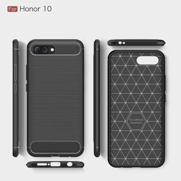Huawei Honor 10 Støtsikker støtdempertrekk SlimCarbon Black