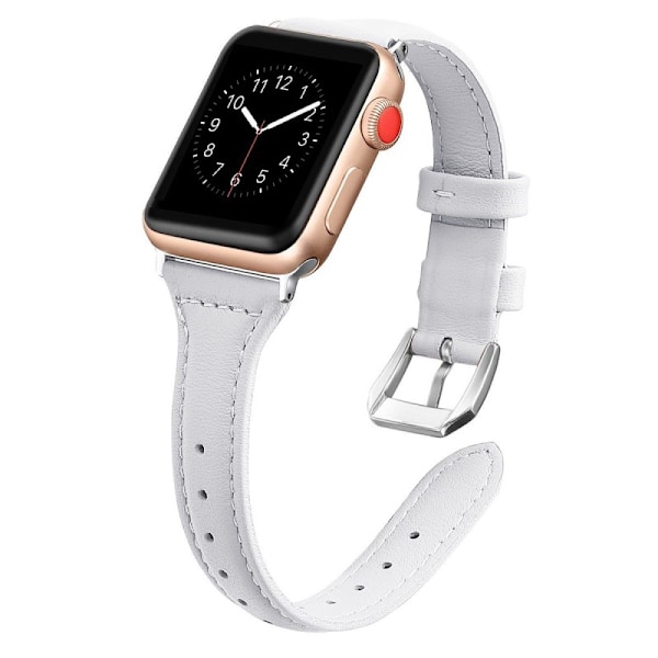 Apple Watch 38/40/41mm stilfuldt læderarmbånd Mercy Rosenguld