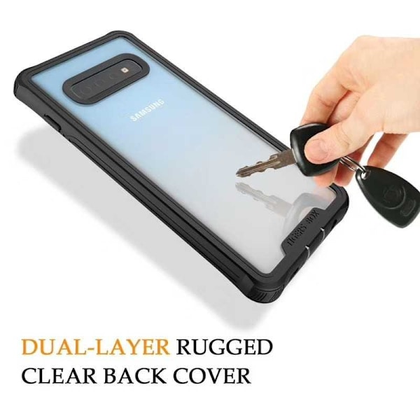 Samsung S10 Plus Full Coverage Premium 3D Case ThreeSixty Transparent