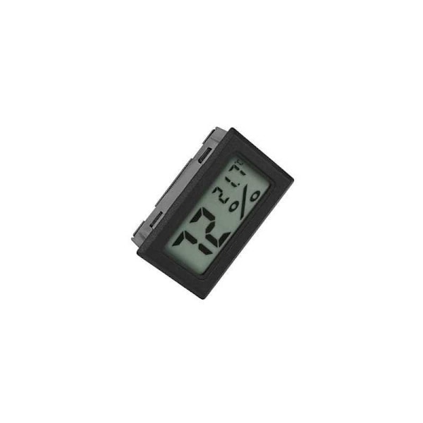 2in1 Digital Termometer & Hygrometer Svart